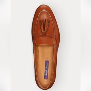 RALPH LAUREN PURPLE LABEL QUILLIS TASSEL LOAFERS WOMENS